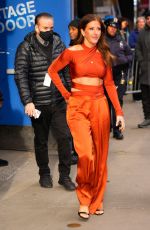 ELLIE GOULDING Arrives at Good Morning ASmerica Studios in New York 03/16/2023