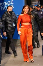 ELLIE GOULDING Arrives at Good Morning ASmerica Studios in New York 03/16/2023