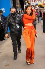 ELLIE GOULDING Arrives at Good Morning ASmerica Studios in New York 03/16/2023