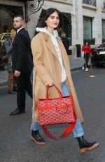 EMILI JONES Leaves Le Bristol Paris Hotel 03/02/2023