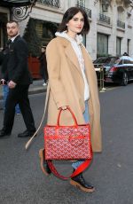 EMILI JONES Leaves Le Bristol Paris Hotel 03/02/2023