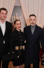 EMILIA CLARKE at a Dinner to Celebrate Opening of Schiaparelli at Harrods 03/21/2023