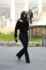 EMILY RATAJKOWSKI Arrives at Courreges Show at Paris Fashion Week 03/01/2023