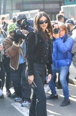 EMILY RATAJKOWSKI Arrives at Courreges Show at Paris Fashion Week 03/01/2023