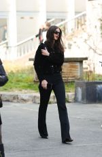 EMILY RATAJKOWSKI Arrives at Courreges Show at Paris Fashion Week 03/01/2023