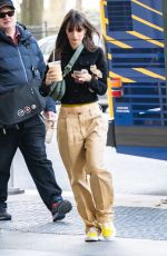 EMILY RATAJKOWSKI Arrives at Sony to Tape Her Podcast in New York 03/17/2023