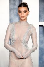 EMILY RATAJKOWSKI at Vanity Fair Oscar Party in Beverly Hills 03/12/2023