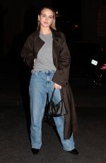 EMMA BROOKS Arrives at Her Hotel at Paris Fashion Week 03/03/2023