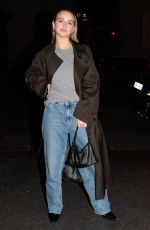 EMMA BROOKS Arrives at Her Hotel at Paris Fashion Week 03/03/2023