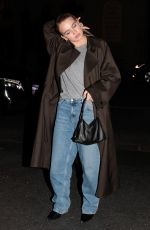 EMMA BROOKS Arrives at Her Hotel at Paris Fashion Week 03/03/2023