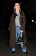 EMMA BROOKS Arrives at Her Hotel at Paris Fashion Week 03/03/2023
