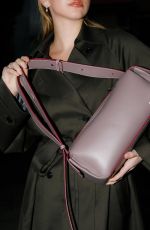 EMMA BROOKS at Milan Fashion Week Photoshoot, February 2023