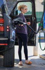 EMMA ROBERTS at a Gas Station in West Hollywood 03/28/2023