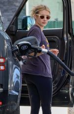 EMMA ROBERTS at a Gas Station in West Hollywood 03/28/2023