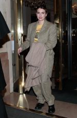 EMMA ROBERTS Leaves Her Hotel at Paris Fashion Week 03/01/2023