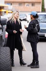 EMMA SLATER and BRITT STEWART Leaves MOD Nails in Studio City 03/20/2023