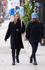 EMMA SLATER and BRITT STEWART Leaves MOD Nails in Studio City 03/20/2023