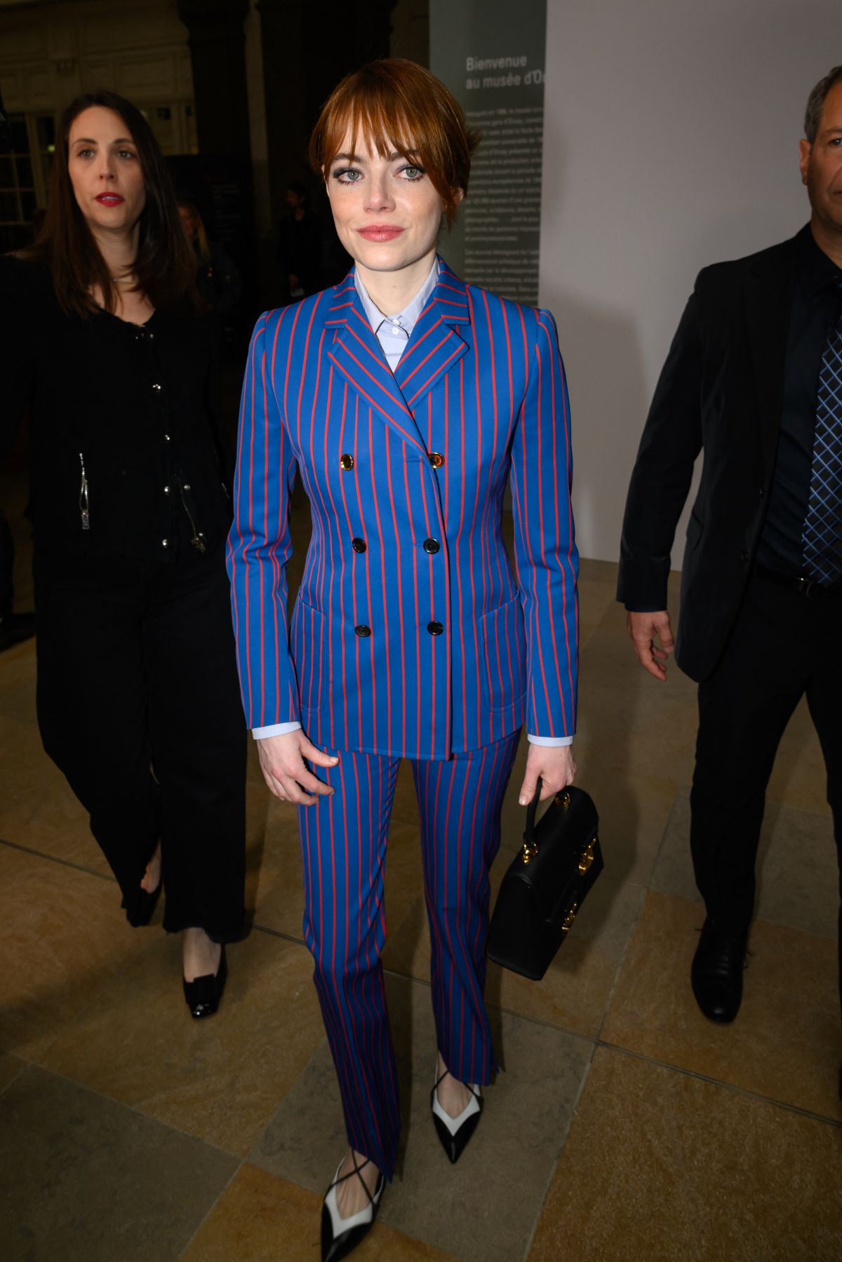 Emma Stone attending the Louis Vuitton Womenswear Fall/Winter 2022/2023  show as part of Paris Fashion Week in Paris, France on March 07, 2022.  Photo by Aurore Marechal/ABACAPRESS.COM Stock Photo - Alamy