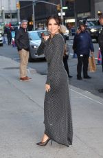 EVA LONGORIA Arrives at Late Show with Stephen Colbert in New York 03/07/2023