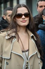 EVELINA MARIA CORCOS Arrives at Chloe Fashion Show in Paris 03/02/2023