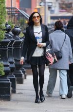 FAMKE JANSSEN Out in New York 03/17/2023