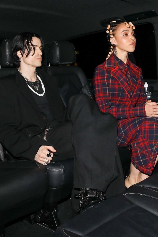 FKA TWIGS and a Mystery Male Leaves Louis Vuitton Afterparty in Paris 03/06/2023