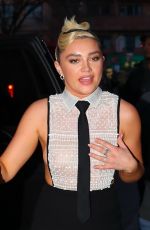 FLORENCE PUGH Arrives at Metrograph in New York 03/20/2023