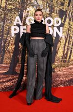 FLORENCE PUGH at A Good Person Premiere at Ham Yard Hotel in London 03/08/2023
