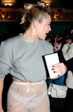 FLORENCE PUGH Leaves Valentino Dinner at Caviar Kaspia in Paris 03/05/2023