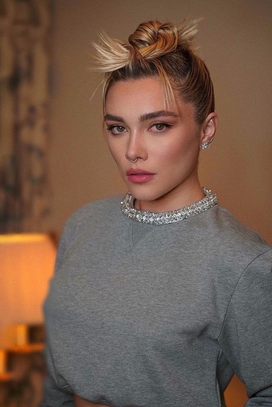 FLORENCE PUGH - Valentino Fashion Show Photoshoot, March 2023
