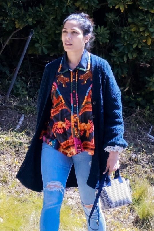 FREIDA PINTO Out for Lunch in Los Feliz 03/18/2023