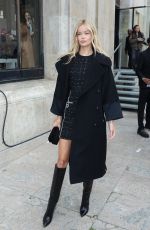 FRIDA AASEN Arrives at Elie Saab Womenswear Fall/Winter 2023-2024 Show at Paris Fashion Week 03/04/2023