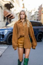 FRIDA AASEN at Bally Show at Milan Fashion Week 02/25/2023