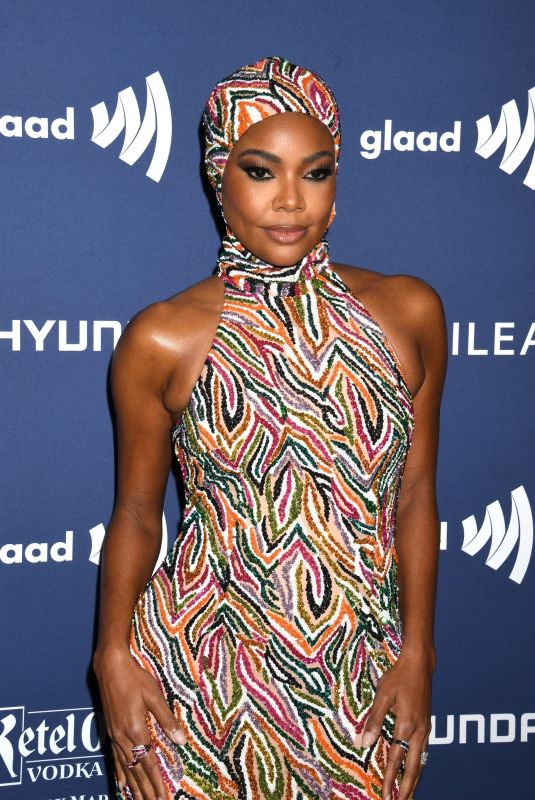 GABRIELLE UNION at 34th Annual Glaad Media Awards in Beverly Hills 03/30/2023