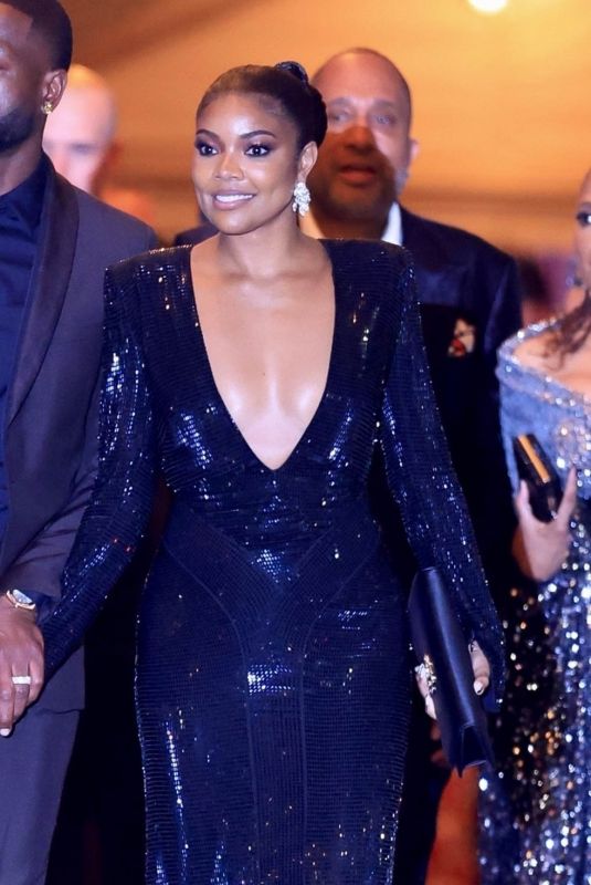 GABRIELLE UNION Leaves 2023 Vanity Fair Oscar Party in Los Angeles 03/12/2023