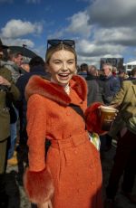 GEORGIA TOFFOLO Enjoys a Drink at 2023 Cheltenham Festival 03/14/2023