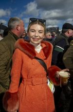 GEORGIA TOFFOLO Enjoys a Drink at 2023 Cheltenham Festival 03/14/2023