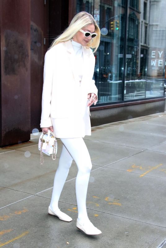 GIGI HADID Leaves Her Apartment in New York 02/28/2023
