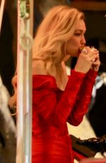 GIGI HADID Leaves Vanity Fair Oscar Party in Beverley Hills 03/12/2023