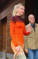 GIGI HADID Returns to Her Home in New York 02/28/2023