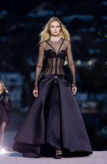 GIGI HADID Walks Runway at Versace FW23 Show in West Hollywood 03/09/2023