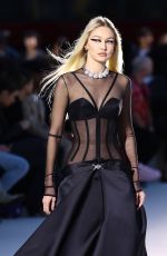 GIGI HADID Walks Runway at Versace FW23 Show in West Hollywood 03/09/2023