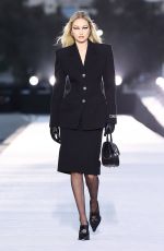 GIGI HADID Walks Runway at Versace FW23 Show in West Hollywood 03/09/2023