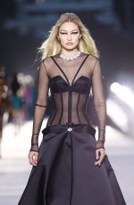 GIGI HADID Walks Runway at Versace FW23 Show in West Hollywood 03/09/2023