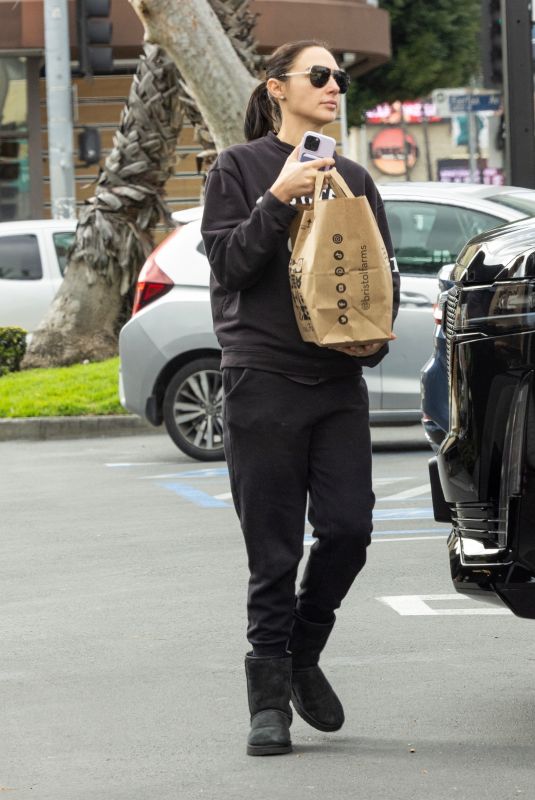 GLA GADOT Out for Grocery Shopping at Erewhon Market in Los Angeles 03/16/2023