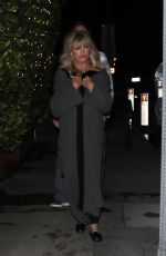 GOLDIE HAWN Leaves Dinner at Giorgio Baldi in Santa Monica 03/30/2023