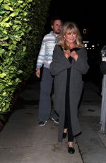 GOLDIE HAWN Leaves Dinner at Giorgio Baldi in Santa Monica 03/30/2023