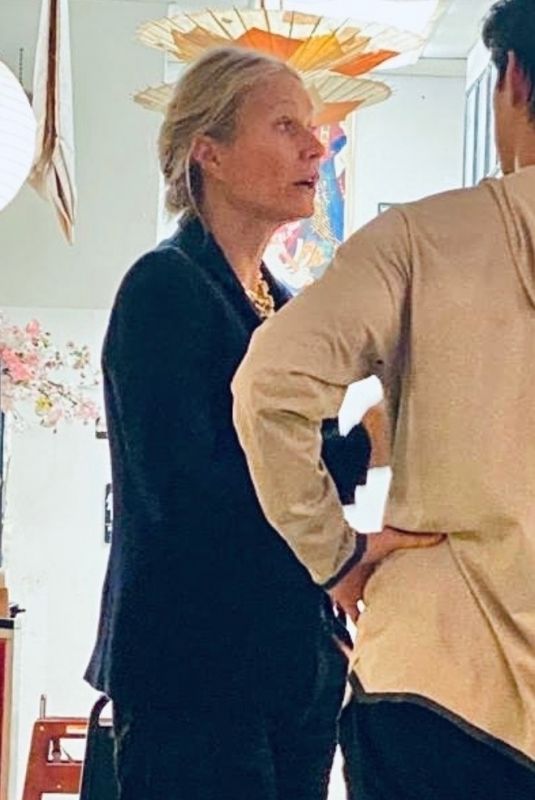 GWYNETH PALTROW Out for Lunch at Daichan a Traditional Japanese Restaurant in Studio City 03/10/2023