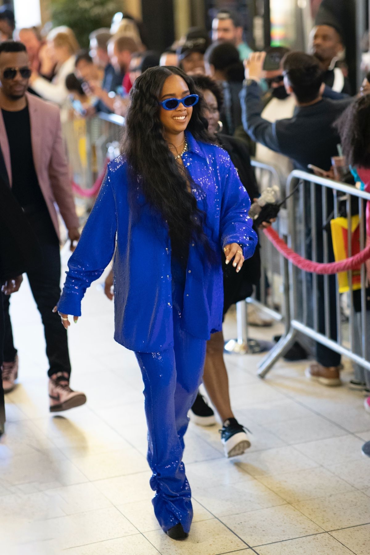 H.E.R. Arrives at iHeartRadio Music Awards at Dolby Theatre in Los ...