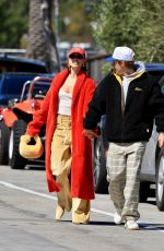 HAILEY and Justin BIEBER Leaves Great White in West Hollywood 03/26/2023